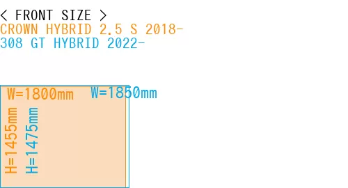 #CROWN HYBRID 2.5 S 2018- + 308 GT HYBRID 2022-